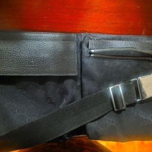Authentic gucci belt bag in black